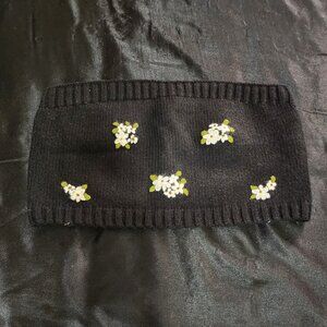 black Tube top with flowers